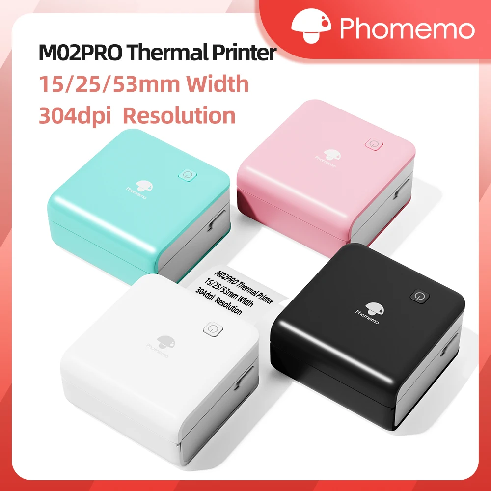 Commercial Printing Press - Phomemo M02Pro Mini impresora portátil, etiquetadora